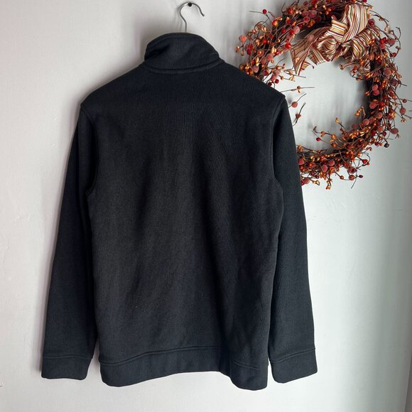 The North Face Men's Snap-Neck Pullover Fleece Top LARGE in Black - Picture 7 of 12